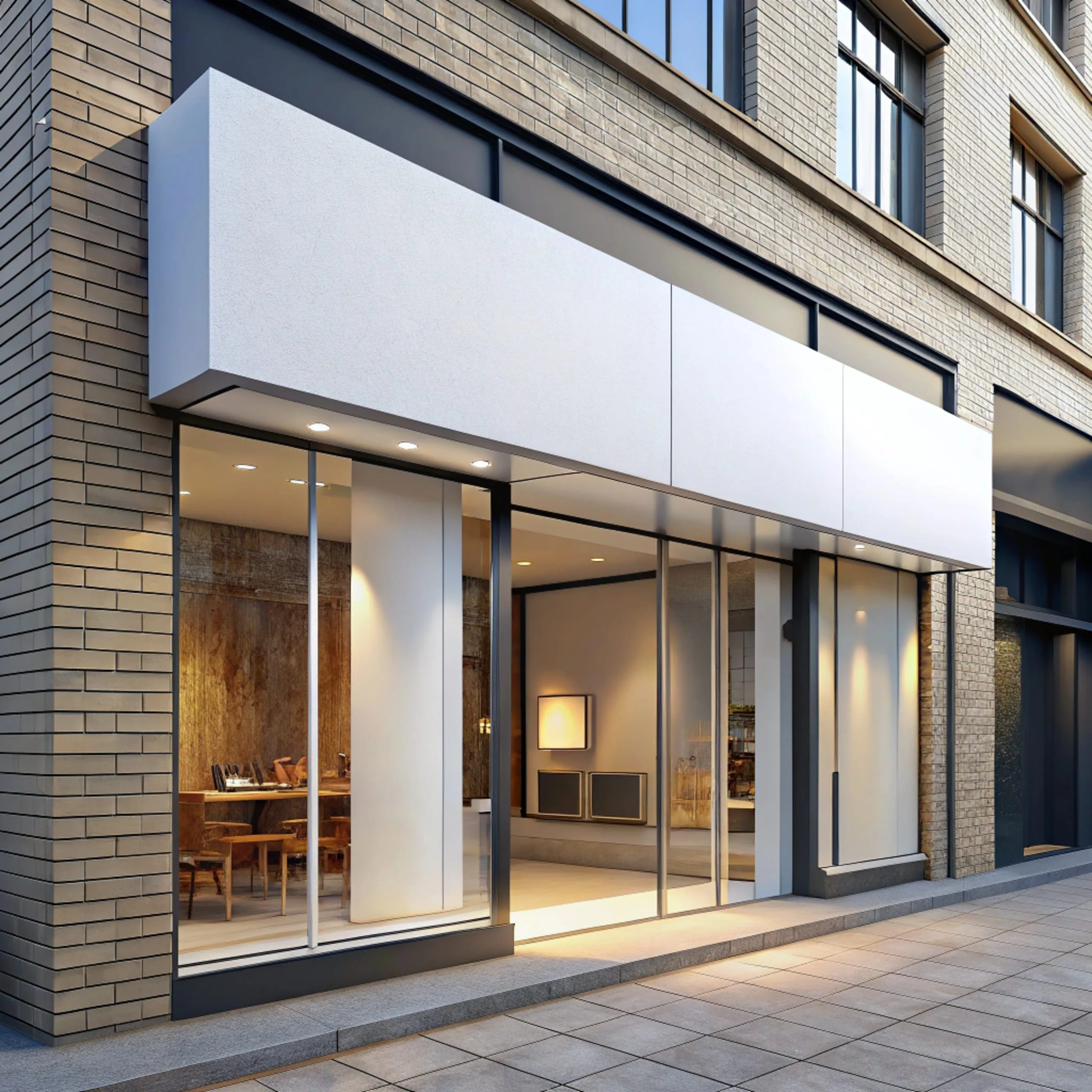 Devanture de magasin sur mesure à Genève