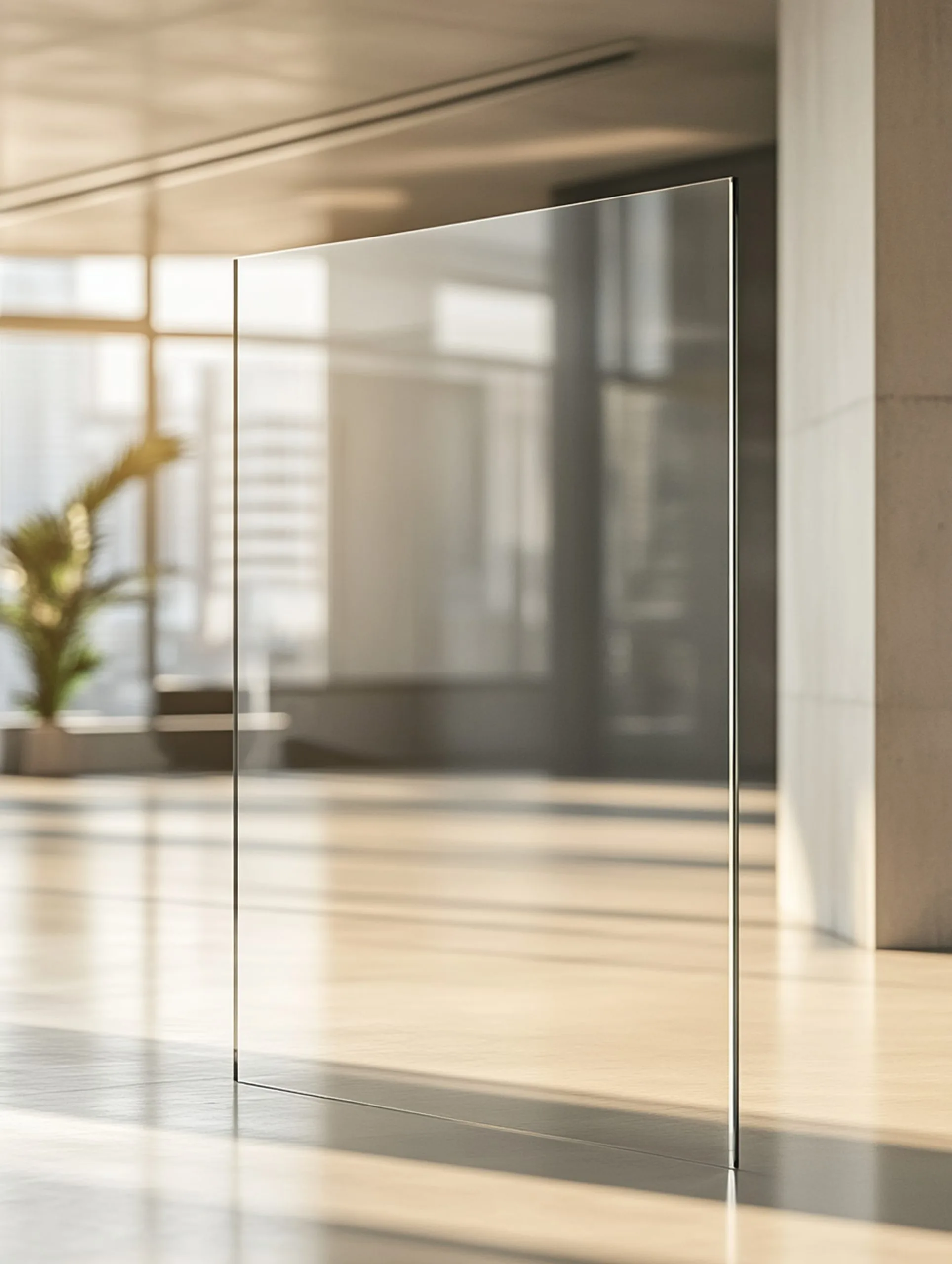 Verre blanc sur mesure