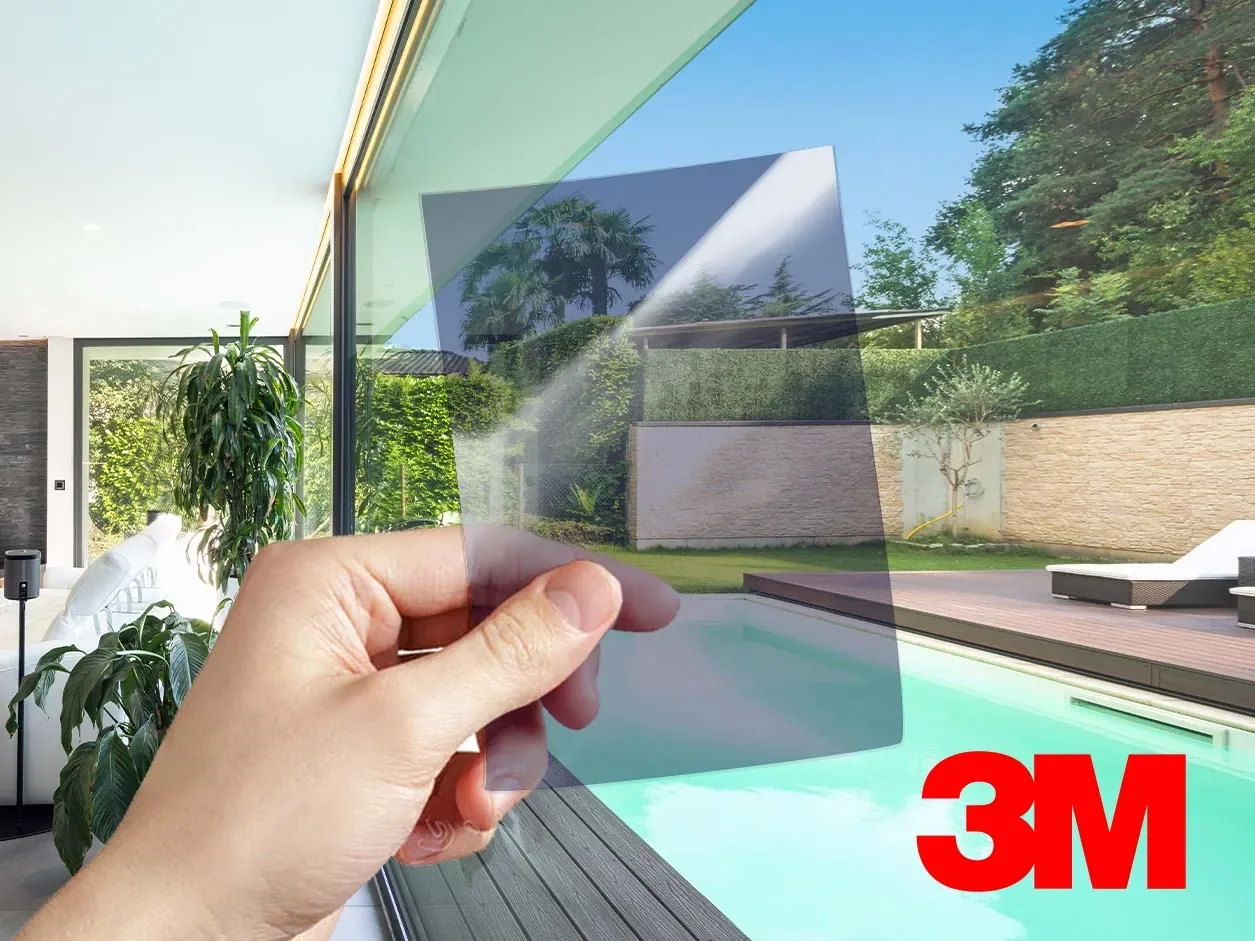 Film solaire 3M Prestige 70 sur vitrage