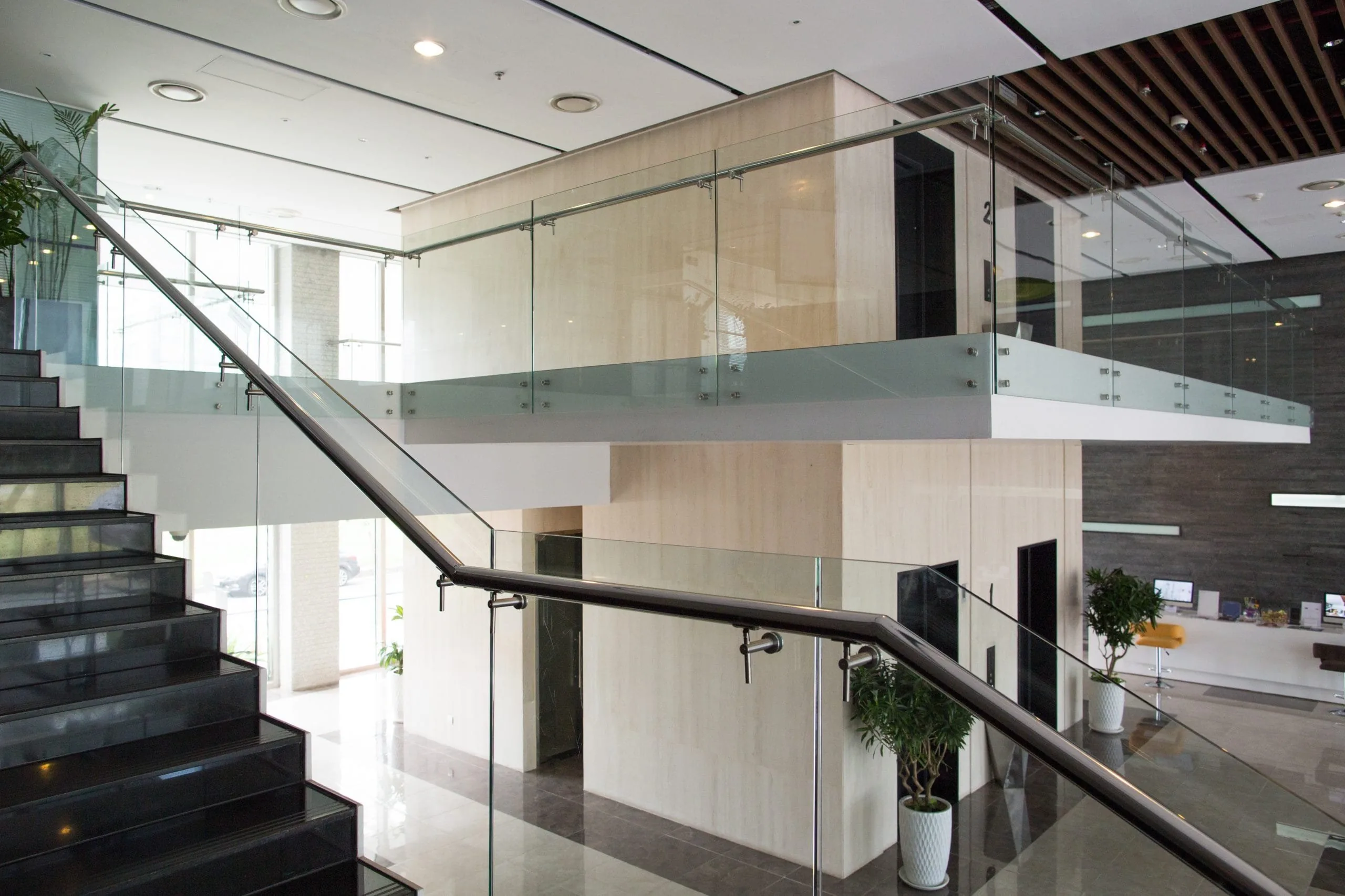 Garde-corps en verre sur mesure