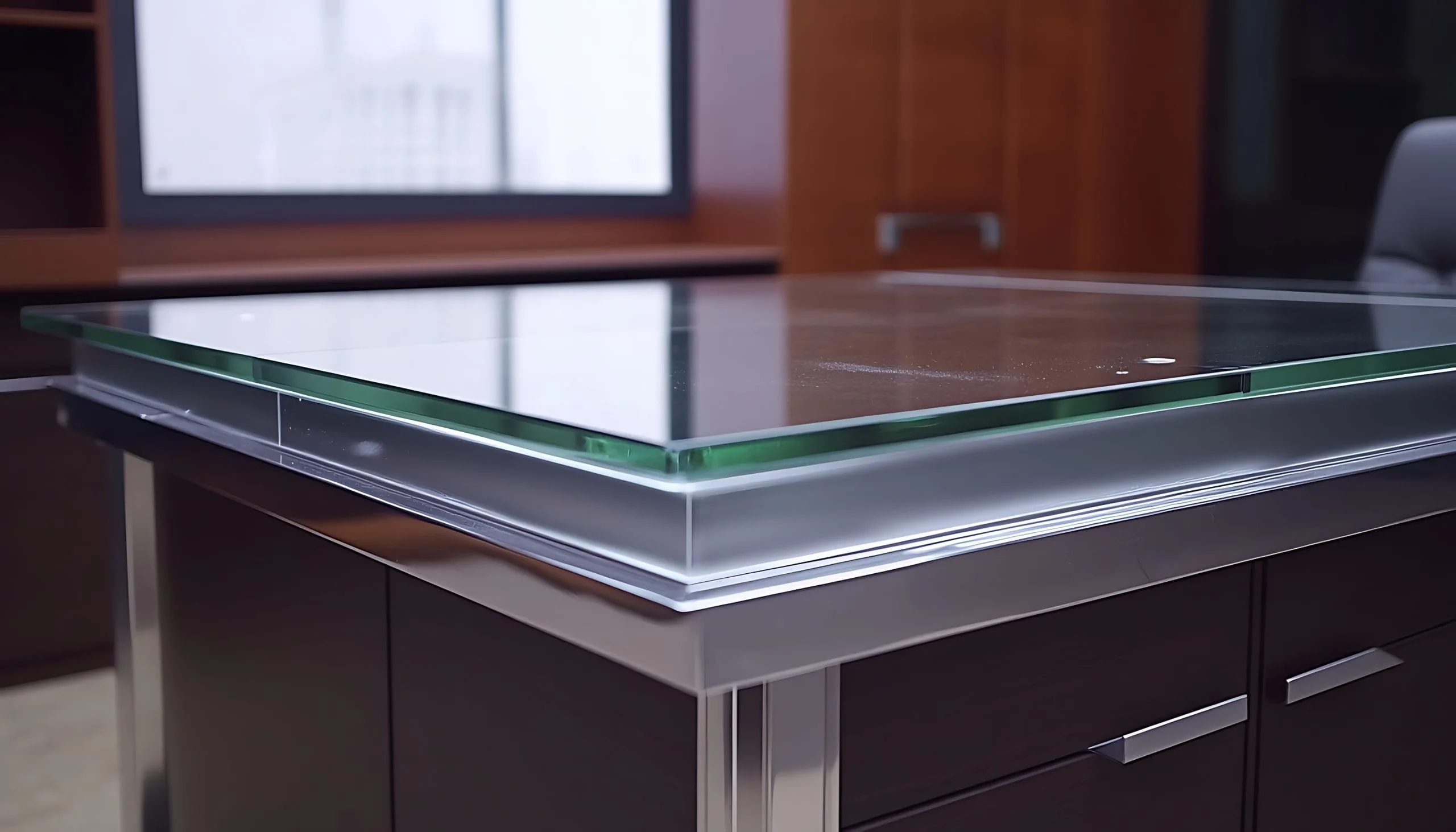 Plateau en verre sur mesure