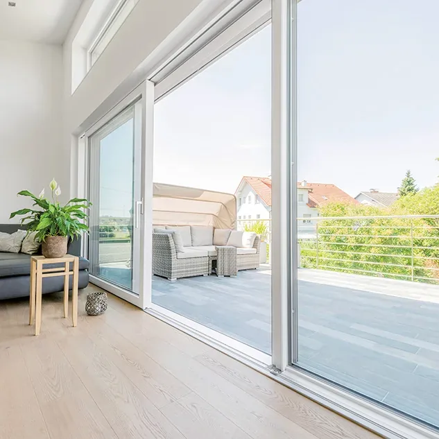 Porte-fenêtre en PVC sur mesure